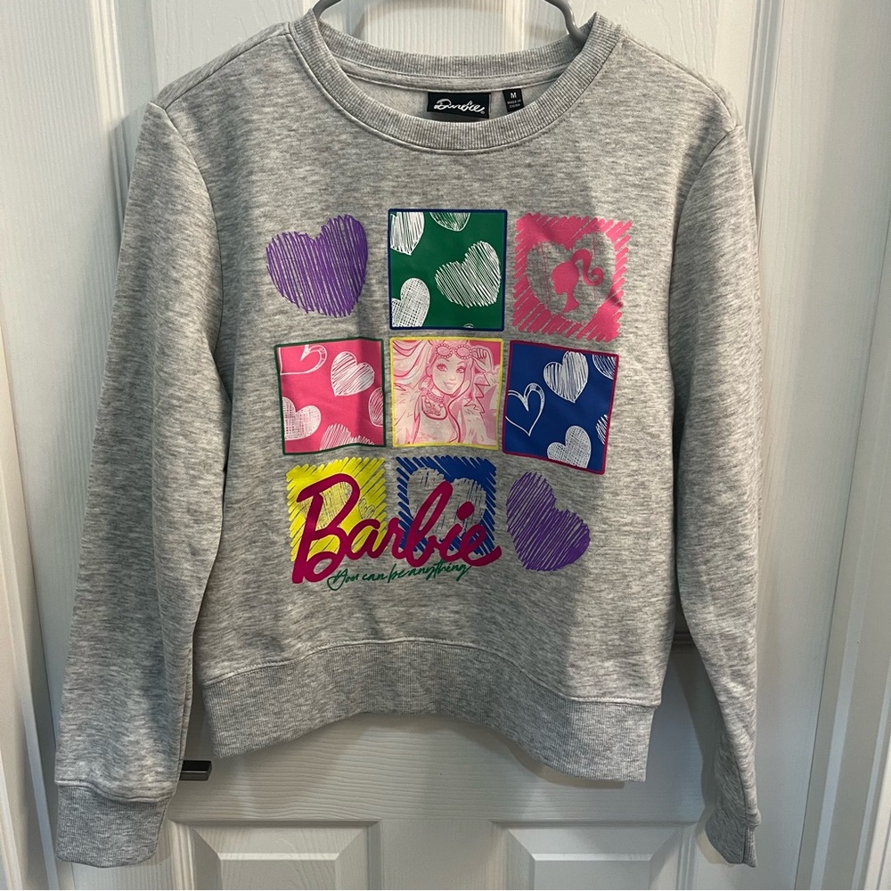 Barbie ‘You Can Be Anything’ Gray Sweater